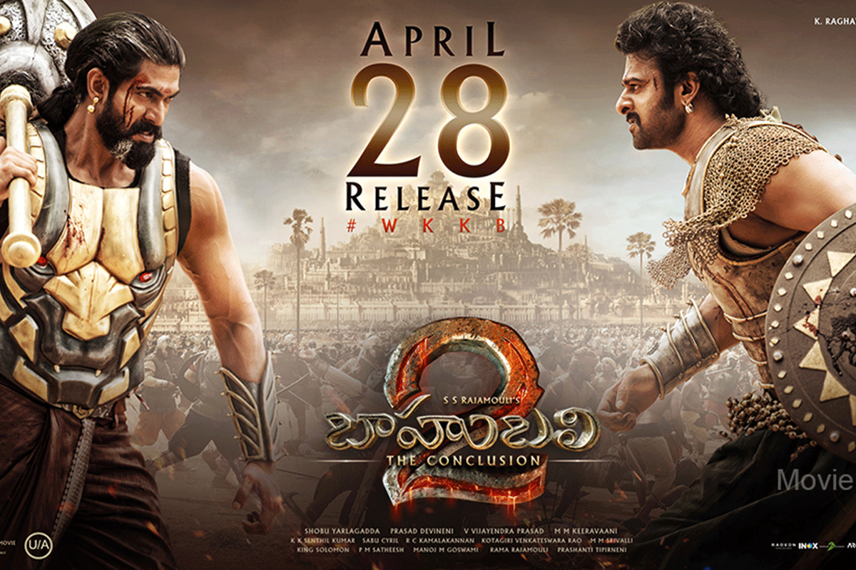 Bahubali 2 Release Date Posters
